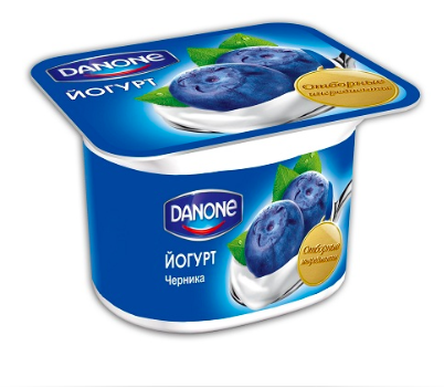 Йогурт цветовая схема. Йогурт Danone черника 120гр. Йогурт Данон 110 гр. Йогурт ложковый Danone черника. Сырок Данон.